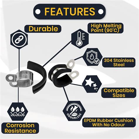 Buy 20 PCS 1/4” Cable Clamps - 304 Stainless Steel Wire Clamps with ...