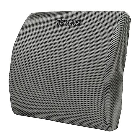WELLGIVER Orthopedic Lumbar Support Cushion for Chair & Car Seat Back ...