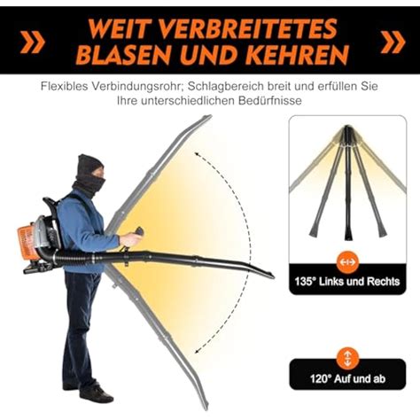 ZeStarDair Backpack Leaf Blower 63CC 2 Stroke Backpack Gas India | Ubuy