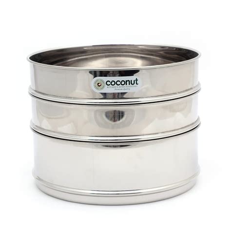 Buy Coconut Stainless Steel Stackable Cooker Separator Containers for 6 ...