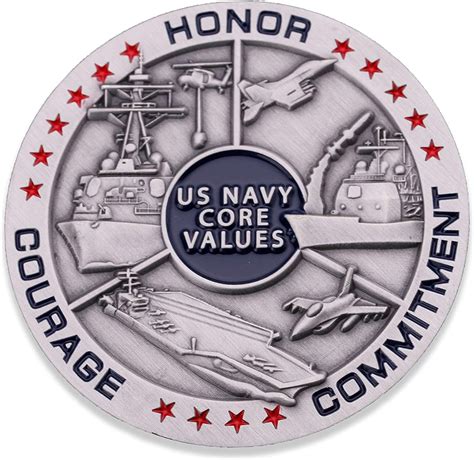 United States Navy Core Values Challenge Coin | eBay