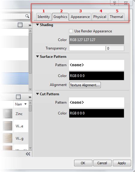 Image result for Revit Material Editor
