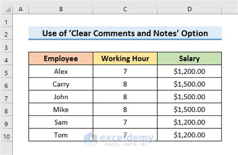 Image result for Remove Notes in Excel