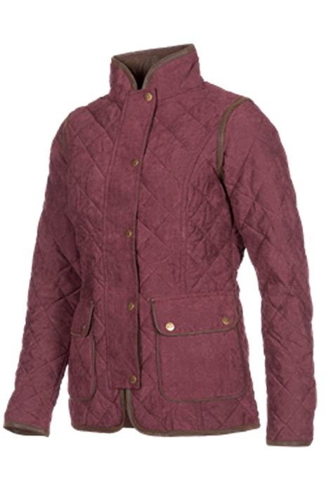 Baleno Women's Hepburn Quilted Jacket Plum – On The Peg Clothing