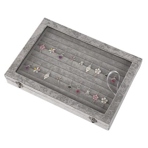 Valink Velvet Jewelry Storage Tray, Portable Jewelry Organisers Holder ...