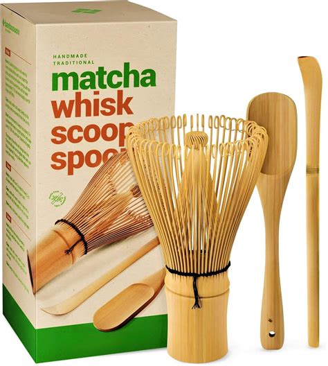 Buy Matcha Whisk Set – Japanese Matcha Tea Set with Bamboo Whisk for ...