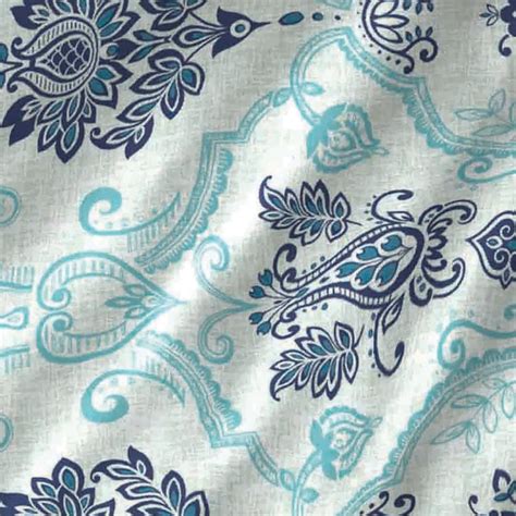 Buy LAYERS Tuscany 3 Blue Printed Cotton Double Bedsheet Set – 3 Pcs ...