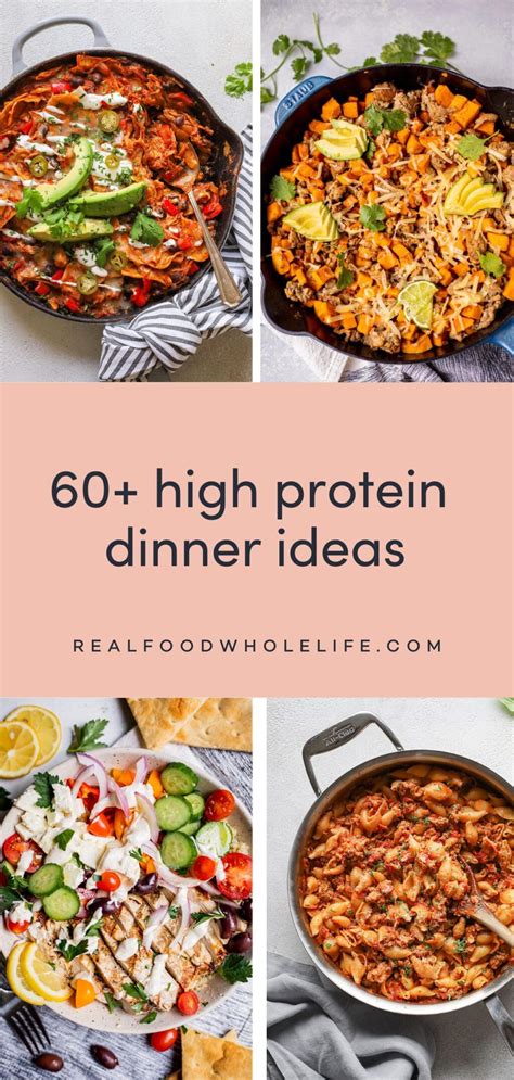 60+ High Protein Dinner Ideas (Quick & Easy!) - Real Food Whole Life