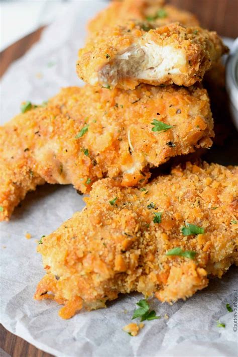 Cheez It Chicken – Oven Baked Cheez-It Chicken Tenders Recipe – UPFV
