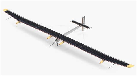 3D model Prototype of Solar Plane Rigged for Maya | 3D Molier International