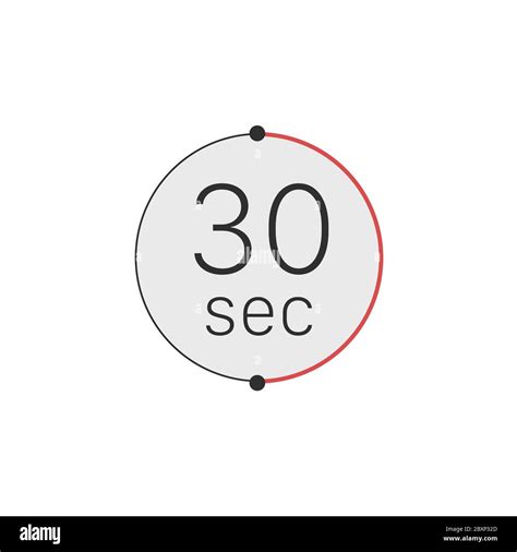 30 seconds minutes stopwatch icon hi-res stock photography and images ...