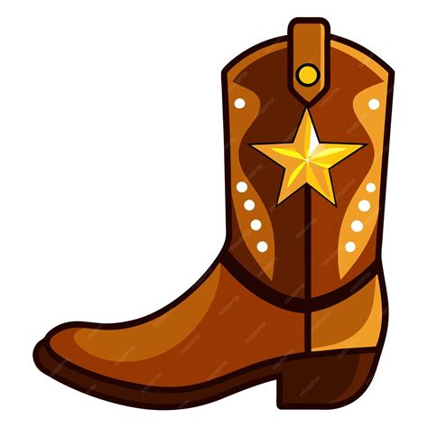 Cowboy boot clipart vector art and illustration | Premium AI-generated ...