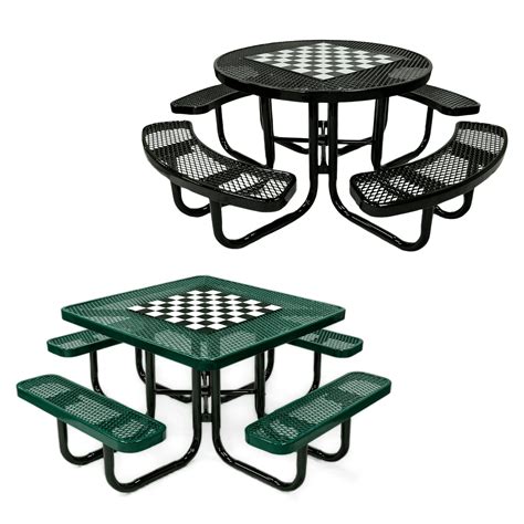 Commercial Picnic Tables and Park Bench Tables – Coated Outdoor Furniture