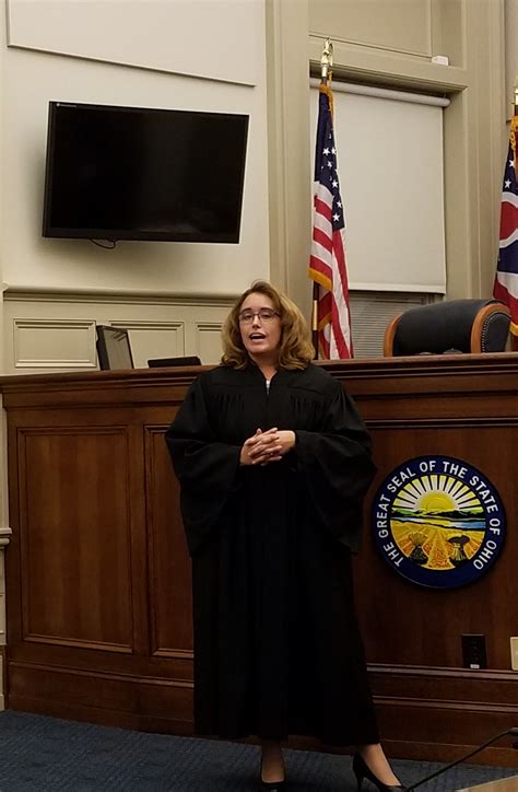 Oath of Office for Jenifer Murphy Burnaugh, Municipal Court Judge ...