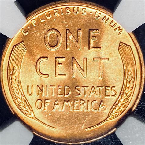 UNITED STATES. 1957, 1 Cent, D - NGC MS66 - Lincoln Penny, Red, Denver ...