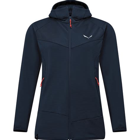 Salewa Puez Altavia Polarlite Hooded Jacket Women - navy blazer 3960 ...