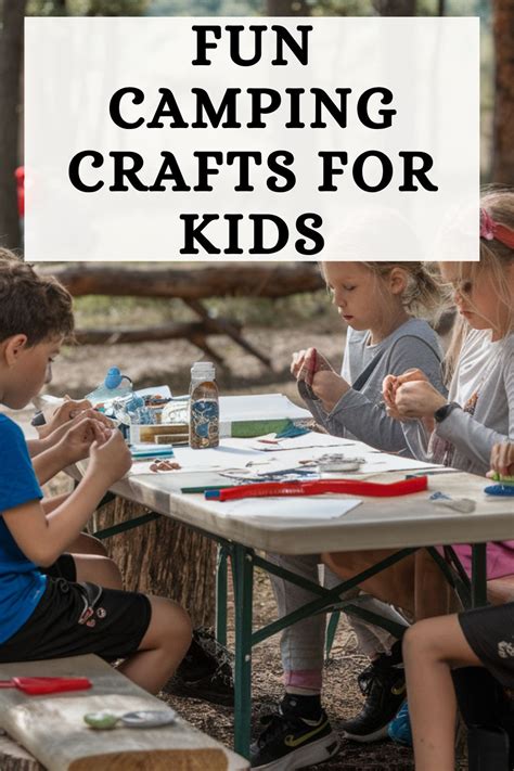 Kids Camping Crafts 的图像结果