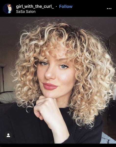 White Curly Hairstyles