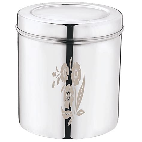 Buy Kitchen Essentials Stainless Steel Deep Dabba - No.18, Laser ...