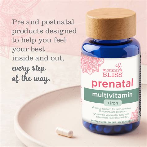 Prenatal Multivitamin + Iron – Mommy's Bliss