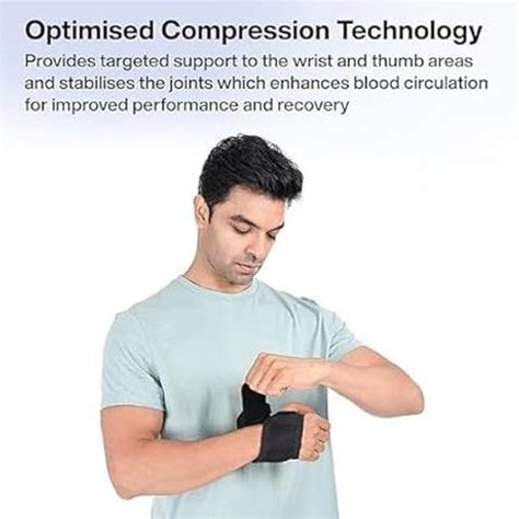 MAZOME Wrist Brace with Thumb Support | For Pain Relief, Gym, Sprain ...