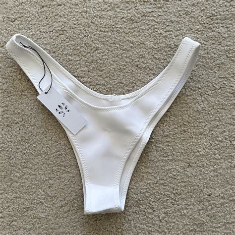 White Swimsuit-one-piece | Depop