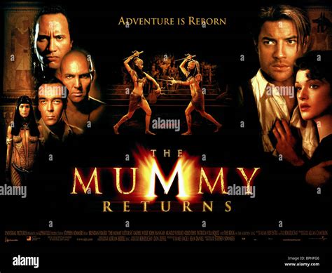 FILM POSTER THE MUMMY 2: THE MUMMY RETURNS (2001 Stock Photo, Royalty ...