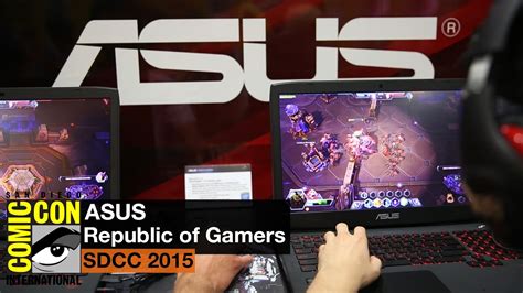 Asus ROG Comic Con 2015 gaming center - YouTube