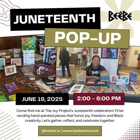 Juneteenth with Beebe + The Joy Project: Art, Liberation & Celebration ...