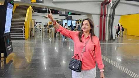 WATCH: Hema Malini ditches her car, takes Metro and auto rickshaw to ...