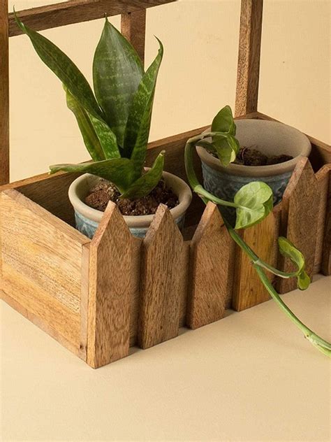 Buy Wooden Hut Planter Holder Online | Wishing Chair