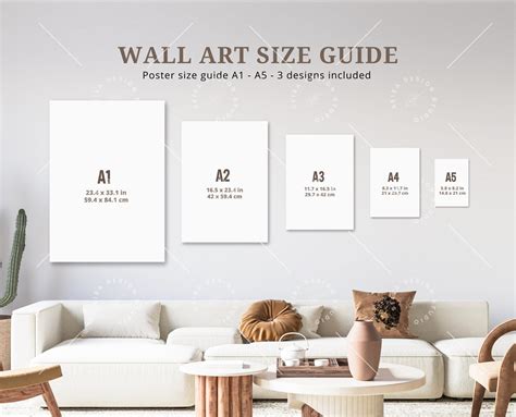 Wall Art Size Guide, Standard Frame Size Guide, Poster Sizes Guide ...