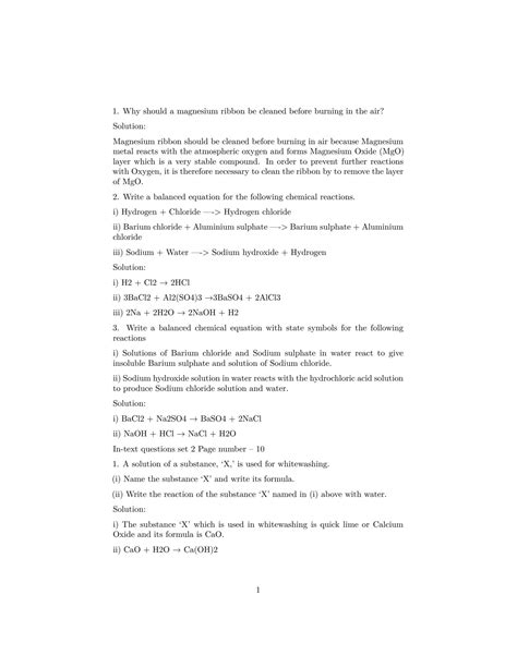 Image result for Class 10 Science Chapter 1 Complete