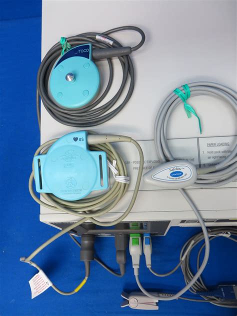 Corometrics 120 Series Maternal / Fetal Monitor.Includes US and TOCO Transducers,FECG Safelinc ...