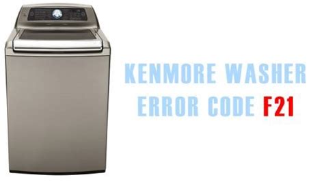 Image result for Kenmore Washing Machine Code F 2.8