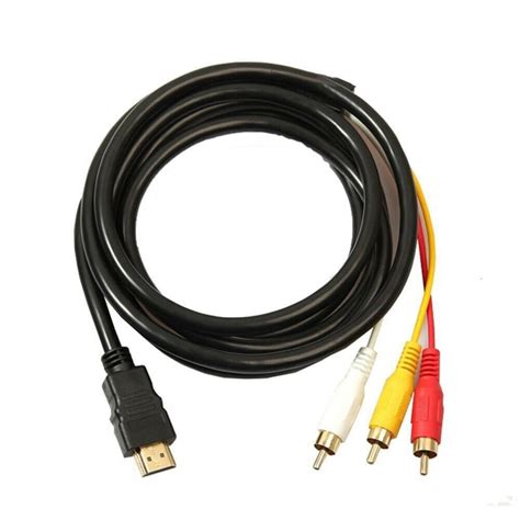 Buy 58.9 for HDMI to RCA Cable, for HDMI Male to 3-RCA Video Audio AV ...