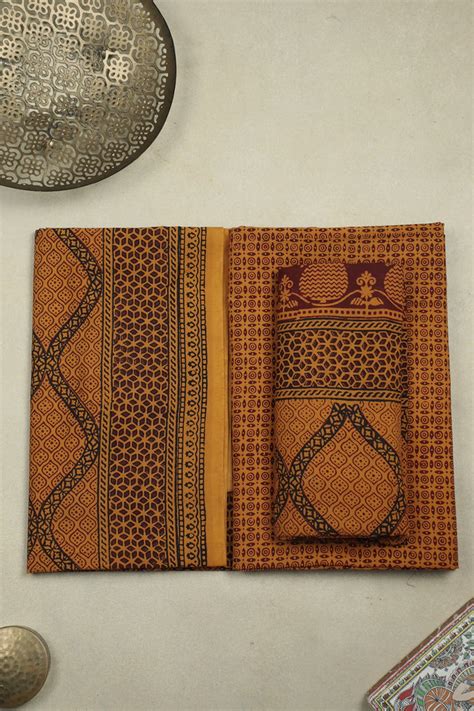 Bagh Print Suits - Buy Hand Block Printed Bagh Suit online at Matkatus