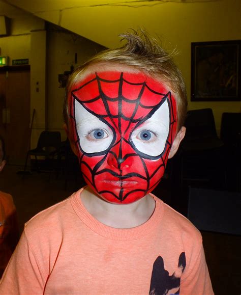 Rezultat imagine pentru Spider-Man Face Paint Tutorial