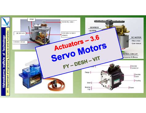 Servo Motor Notes - FY Department of Engineering, Sciences and ...