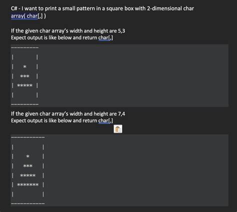 Image result for Box Pattern in C Language