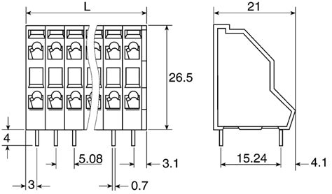 736-306 WAGO | WAGO 736 Series PCB Terminal Block, 12-Contact, 5.08mm ...