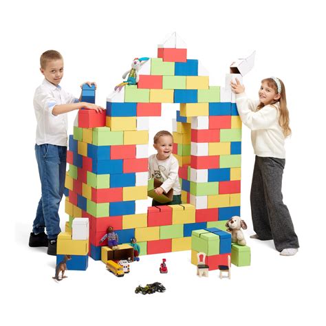 Gigi Bloks200 Xxl Colored Large Building Blocks For Kids Stackable ...