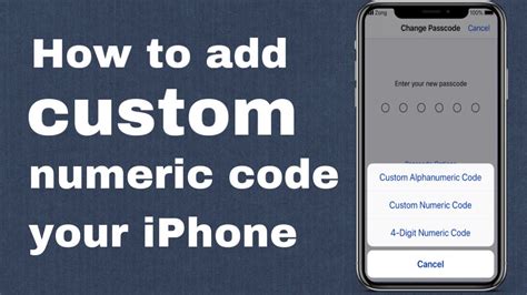 Custom Numeric Code iPhone 的图像结果
