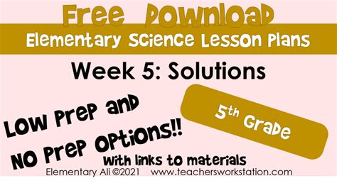 5th Grade Science Lessons 的图像结果