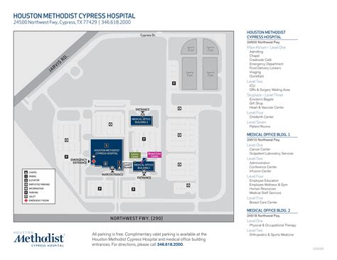 Houston Methodist Hospital Map (2025) - All Maps