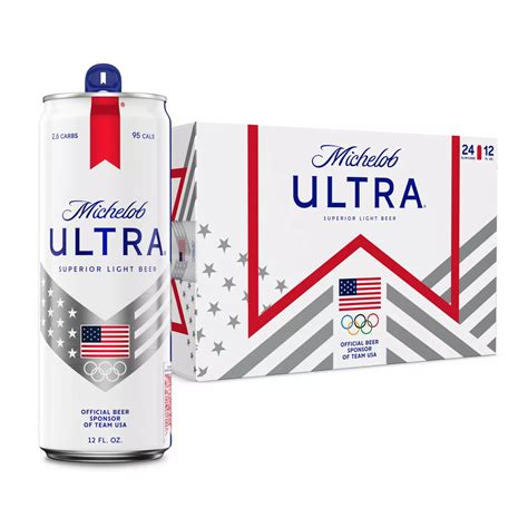 Michelob ULTRA Superior Light Lager Beer Cans, 24 pack - Shop Beer at H-E-B