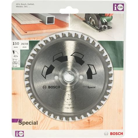 Disc pentru fierastrau circular, Bosch Special, 150 x 20/16mm - eMAG.ro