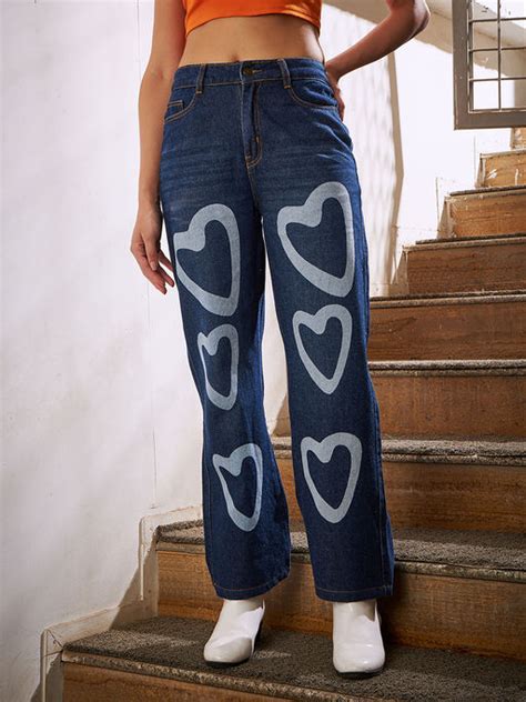 Buy Stylish Printed Denim Jeans Collection At Best Prices Online