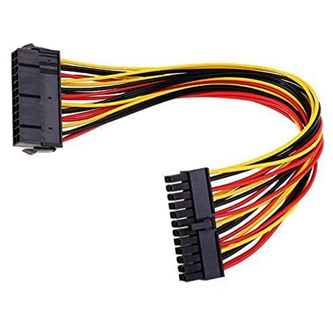 Meshiv ATX 24 Pin Male to 24 Pin Female Power Supply Extension Cable ...