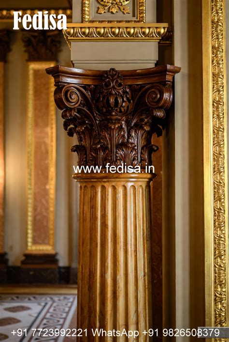 Indian Style Wooden Pillar Design - Fedisa